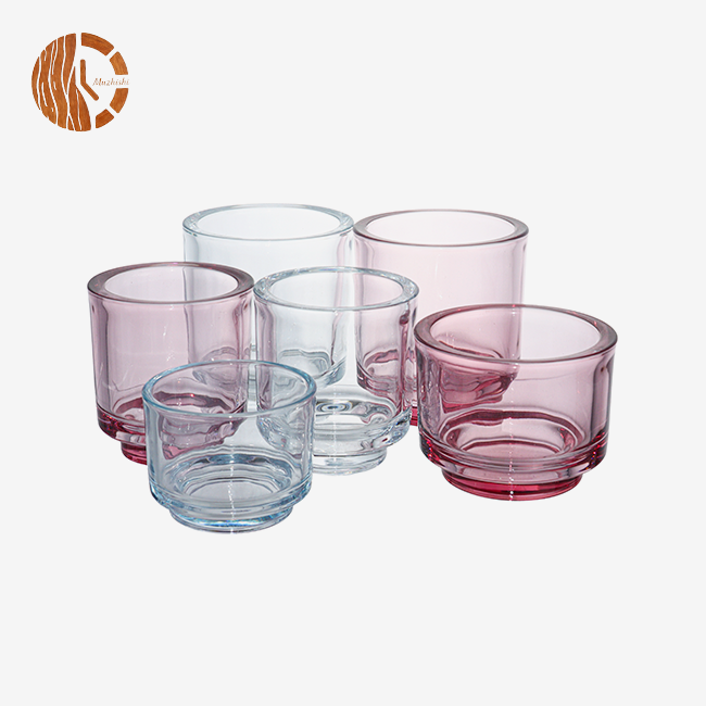 Thick Bottom Glass Candle Jars